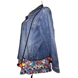 LUMILY Purse Colorful Embordered Embroidery Zip Handmade Handbag Shoulder Bag